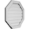 Ekena Millwork Octagonal Surface Mount PVC Gable Vent: Functional, w/ 2"W x 2"P Brickmould Sill Frame, 22"W x 22"H GVPOC22X2203SF - alternate 5
